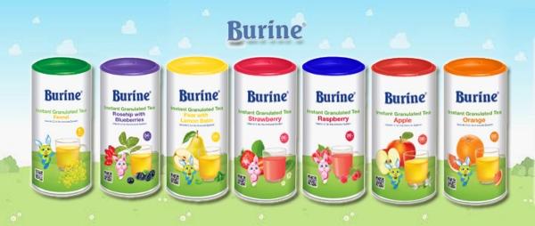 Trà cốm hoa quả Burine vừa cấp nước vừa tăng sức đề kháng
