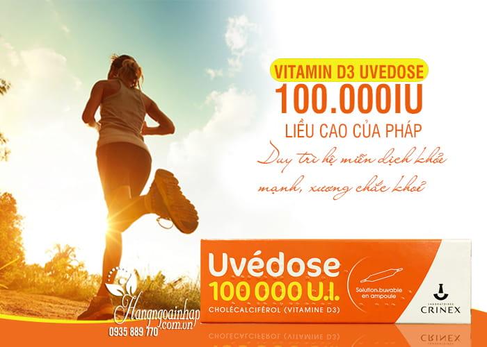 Vitamin D3 Uvedose 100.000IU liều cao của Pháp, giá tốt 1